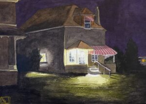 Polk Street / Greg Moon / Watercolor / 11 x 15 (uf) / 22 x 26 (f) / $935