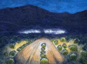 Onward Thru the Sage / Greg Moon / Watercolor / 11 x 15 (uf) / 22 x 26 (f) $935