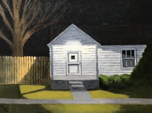 The Neighborhood / Greg Moon / Oil on Panel / 12 x 16 / $1,050