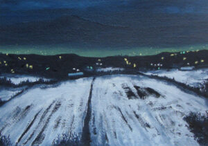 Winter on Cuchilla / Greg Moon / Oil on Paper / 11 x 15 / $1,050