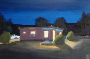 Study for Snack Bar / / Greg Moon / Gouache on Paper / 12 x 15 (uf) / 23 x 29 (f) / $735