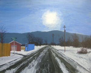 Headed South / Greg Moon / Gouache on Panel / 24 x 30 / $1,650