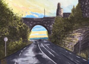 Carlingford / Greg Moon / Watercolor / 11 x 15 (uf) / 22 x 26 (f) / $935