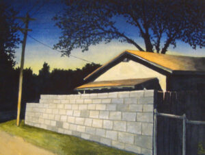 Alleyway Epiphany / Greg Moon / Watercolor / 12 x 16 (uf) / 23 x 27 (f) / $1,000