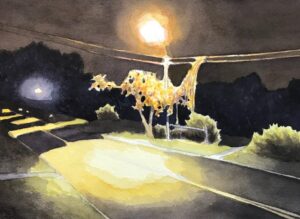 East St Johns / Greg Moon / Watercolor / 11 x 15 (uf) / 22 x 26 (f) / $935